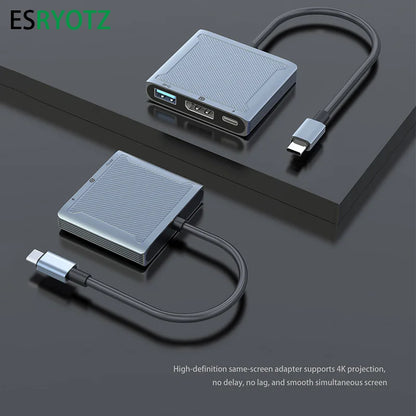 8K 60Hz USB C para Displayport 144Hz hud Thundrbolt USB-C para DP 3 em 1 Hub dock cabo Tipo C para DisplayPort 1.4 cabo para Mackbook