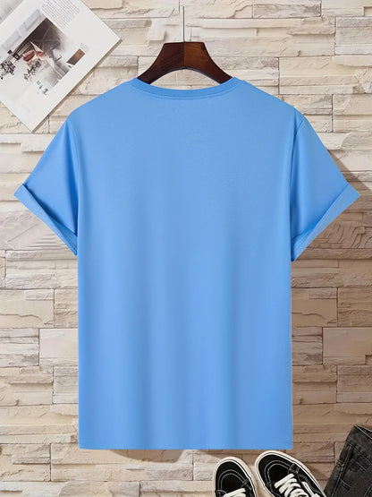 Verão masculino 100 algodão moda casual solto plus size milano italia carta impressa esportes em torno do pescoço manga curta camiseta