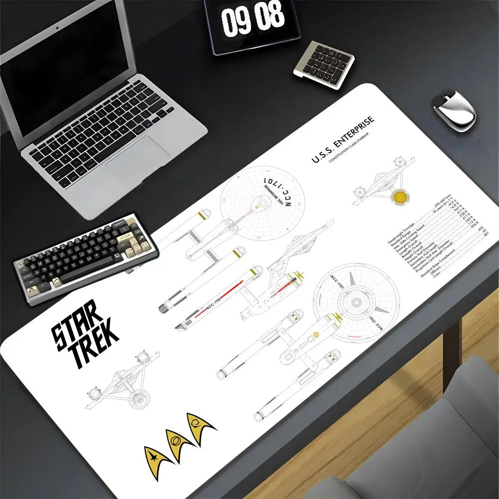 Estrela filmt-rek claro mouse pad xxl gamer gaming computador otaku borda de travamento diy personalizado foto portátil notebook tapete de mesa