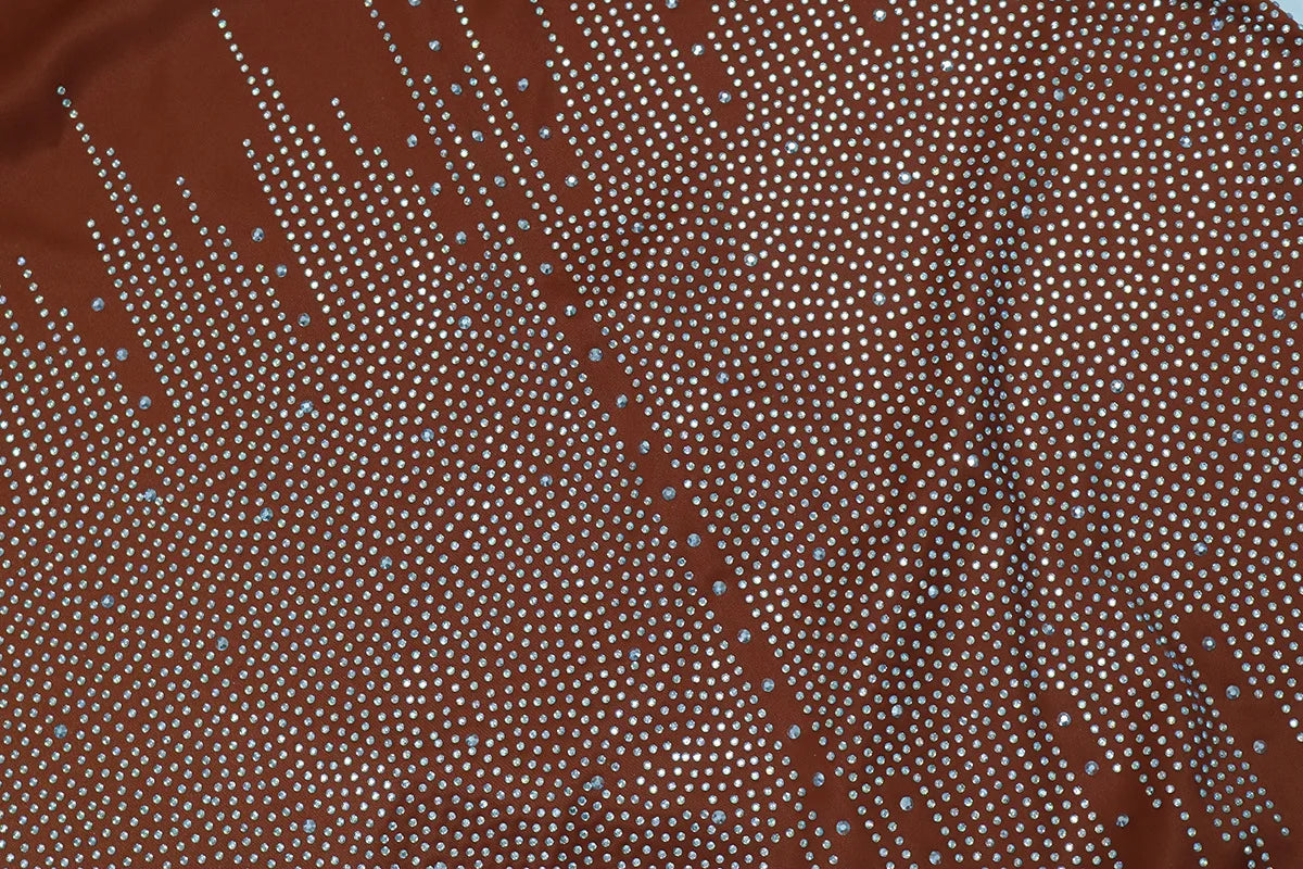 Vestido muçulmano de cetim para mulheres, Abaya Dubai, roupão de jantar, roupas diamantadas, moda