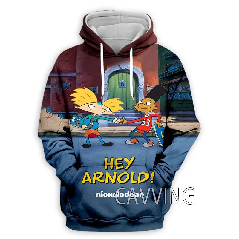 Ei arnold 3d impresso moda hoodies moletom com capuz harajuku moletom com capuz topos roupas para mulher/homem