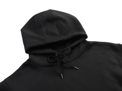 Moletons de manga comprida monocromáticos masculinos, moletons soltos, streetwear casual, pulôver masculino, sportwear de ginástica, tops com capuz, outono