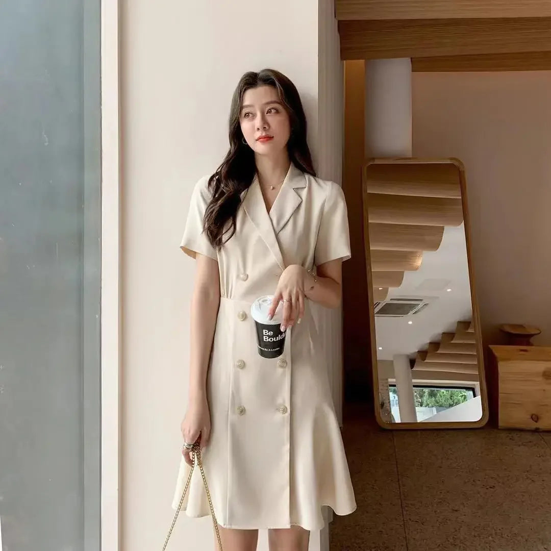 Mulher vestido formal ocasião roupas blazer vestidos pretos para mulher 2025 curto mini barato casual venda roupas vintage novo em xxl