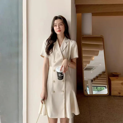 Mulher vestido formal ocasião roupas blazer vestidos pretos para mulher 2025 curto mini barato casual venda roupas vintage novo em xxl