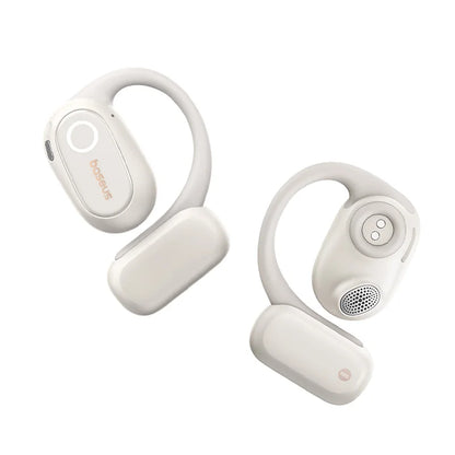 Baseus Bowie MF1/Eli 15i Fit Open-Ear Sport Fones de ouvido sem fio Bluetooth 5.4 Ganchos para os ouvidos Big Bass Sport Fones de ouvido 60 horas de reprodução