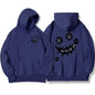 Por favor, sorriso, ok padrões interessantes moletom masculino harajuku moda com capuz quente casual hoodies outono oversize topos