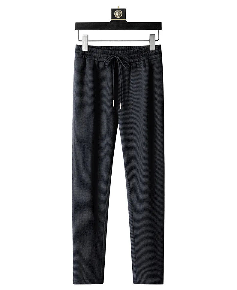 (Jaquetas + calças) 2025 primavera moda masculina jaquetas homem casacos de manga longa jaquetas casuais masculinas um conjunto de roupas tamanho M-5XL