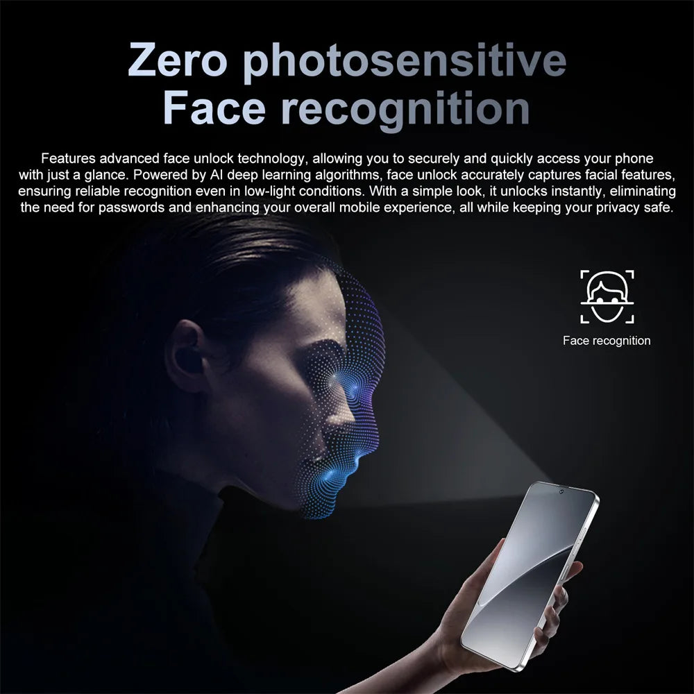 2025 novo 14t pro smartphone 5g 7.0hd cartão sim duplo 22g + 2tb telefone celular android telefones celulares desbloqueados versão global