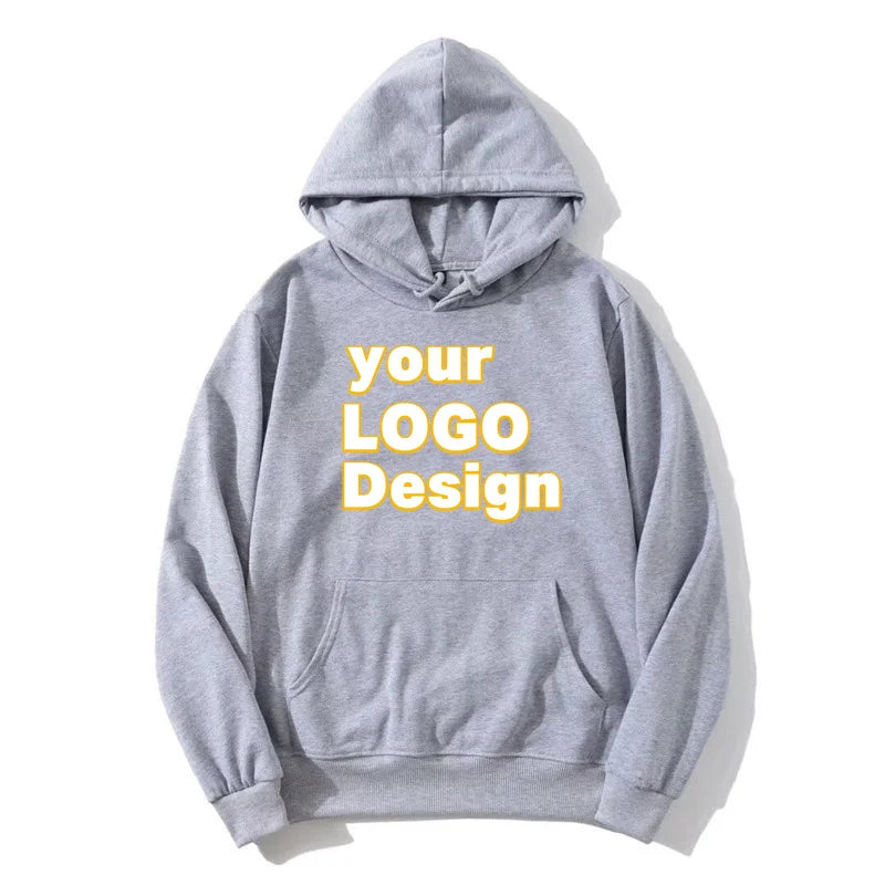 Hoodies personalizados diy texto logotipo imagem impressão de alta qualidade moletom personalizado esporte casual moletom personalizado presente de natal