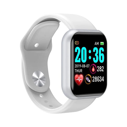 Multifuncional relógio inteligente das mulheres dos homens bluetooth conectado telefone música fitness esportes pulseira monitor de sono y68 smartwatch d20