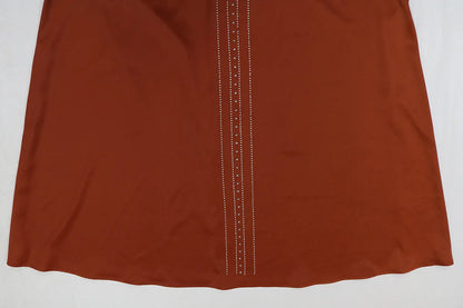 Vestido muçulmano de cetim para mulheres, Abaya Dubai, roupão de jantar, roupas diamantadas, moda