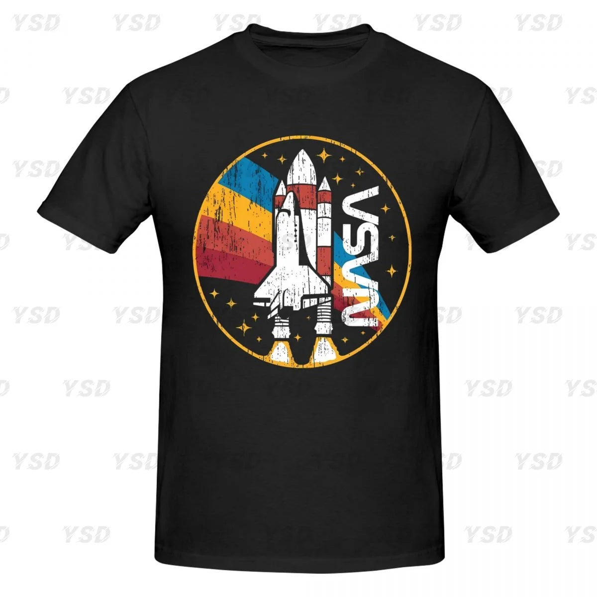 Camiseta esportiva masculina Nasa Space, aconchegante, camiseta grande