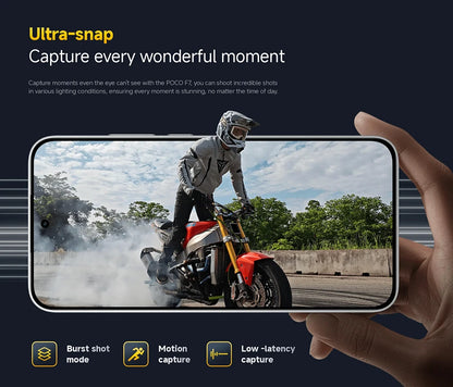 Poco f7 5g smartphone versão global 256b/512gb 6.83 "amoled 120hz snapdragon @ 8s gen 50mp câmera 6500mah bateria nfc