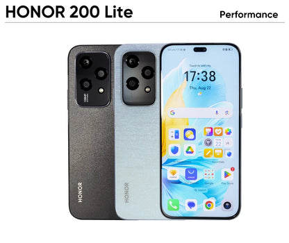 Versão global honor 200 lite 5g smartphone Mediatek dimensão 6080 6.7 "90hz display amoled 108mp câmera principal 4500mah bateria