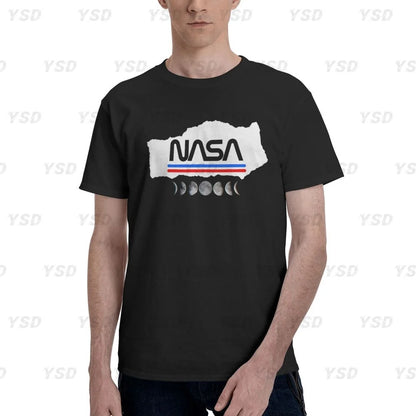 Camiseta esportiva masculina Nasa Space, aconchegante, camiseta grande