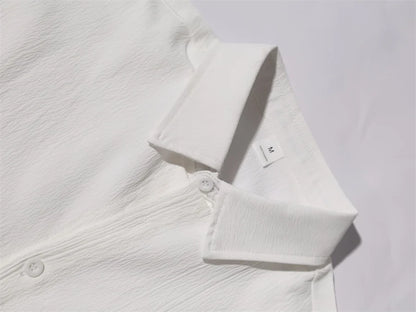 Novo verão 2 peças casual todos os dias lapela shorts conjunto havaiano cor sólida sem mangas camisa masculina praia shorts