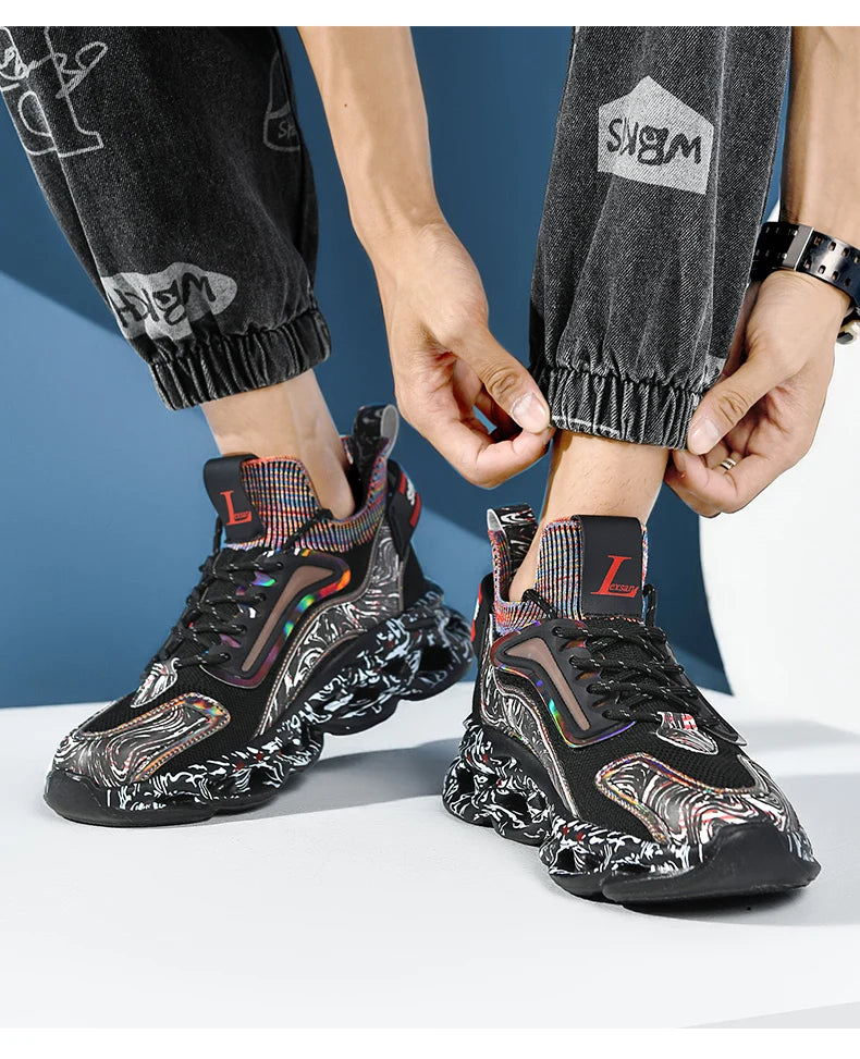 Sapatos masculinos tênis casuais sapatos tenis sapatos de luxo treinador corrida respirável sapatos moda tênis para mulher