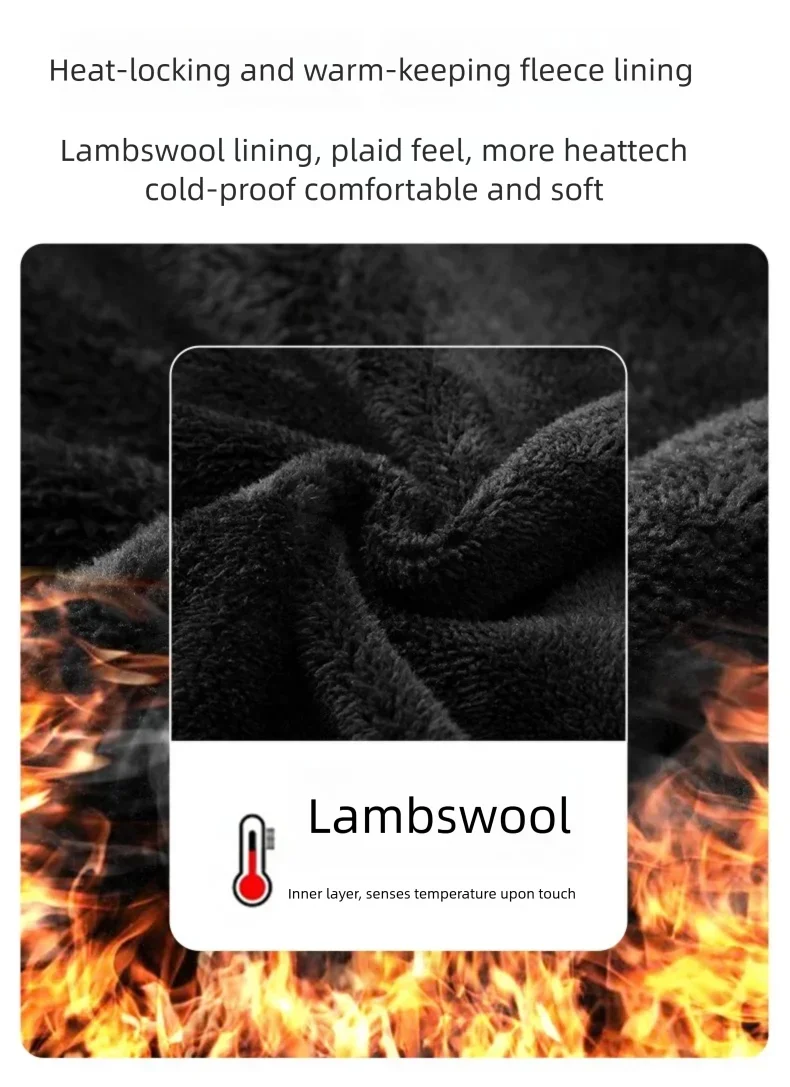 Colete de lã de tamanho grande para homens no outono e inverno engrossado com colete de lã com gola alta e pele de carneiro para aquecer