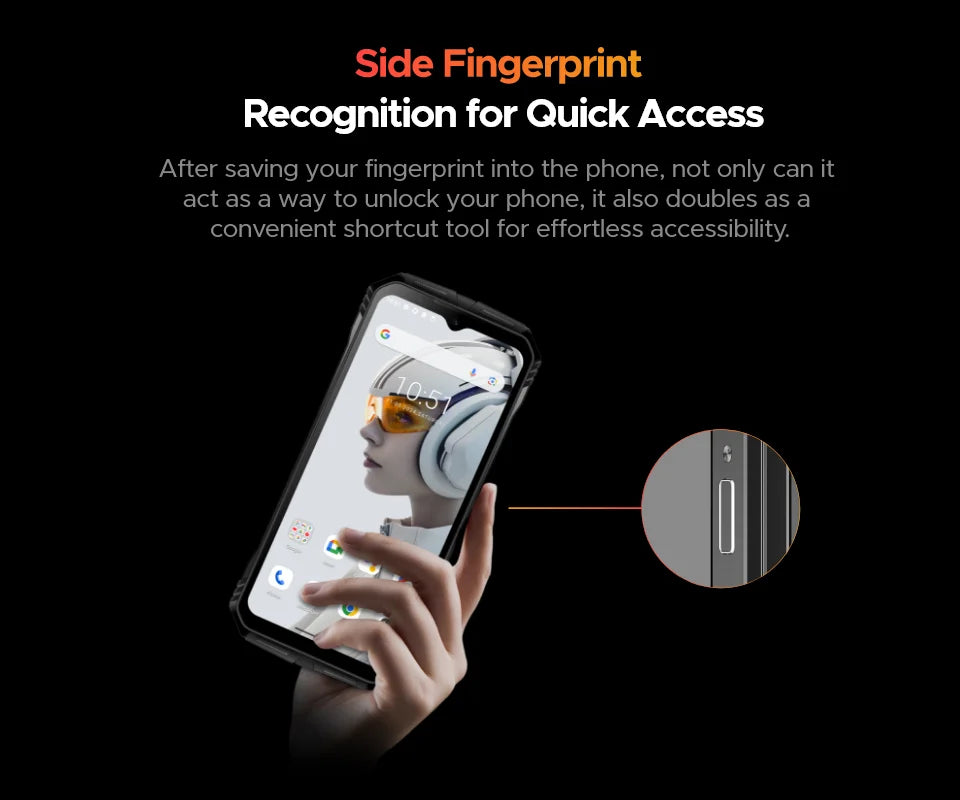 Estreia mundial doogee v max plus telefone robusto 22000mah 36gb (16 +20) 512gb 200mp câmera telefone 6.58 "120hz dimensão 7050 android14