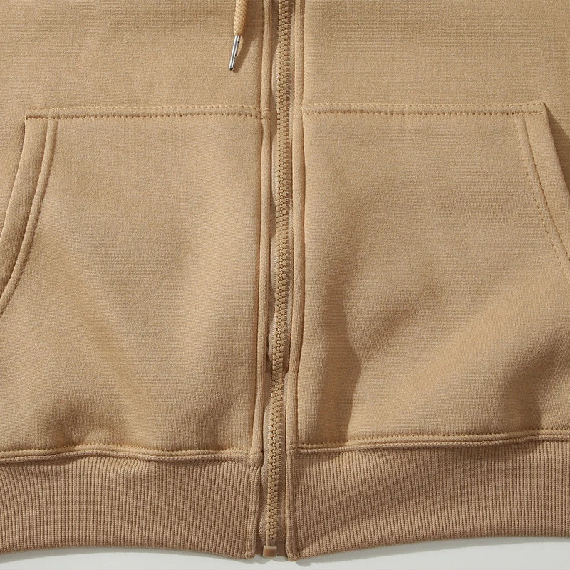 Goofy masculino impressão dos desenhos animados hoodie primavera outono feminino moletom de grandes dimensões com zíper novo casal rua moda casaco