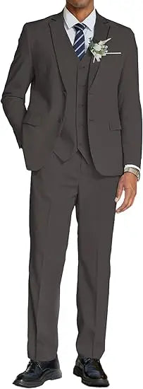 Conjunto completo de traje profissional masculino de negócios traje formal do noivo casamento padrinho traje casual terno