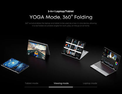 CHUWI MiniBook X 2 em 1 Laptop Intel N150 (até 3,6 GHz) 512 GB de ROM 16 GB LPDDR5 10,51 "1200x1920 FHD IPS Windows 11 Notebook