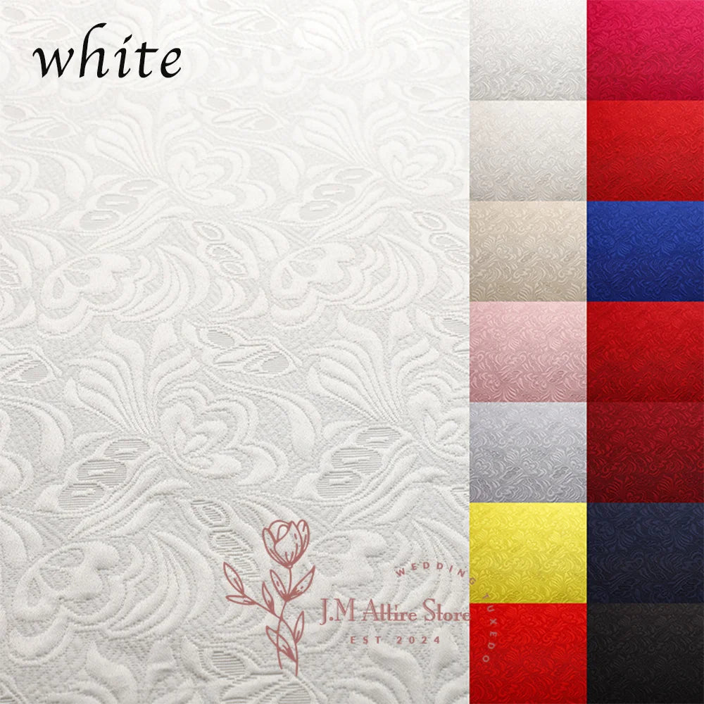 Ternos formais masculinos 2 peças blazer calças preto jacquard conjunto para jantar de casamento namoro cerimônia banquete luxo personalizado smoking ﻿