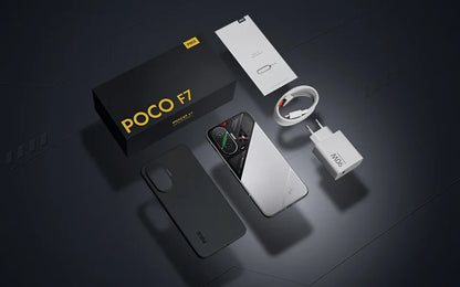 Poco f7 5g smartphone versão global 256b/512gb 6.83 "amoled 120hz snapdragon @ 8s gen 50mp câmera 6500mah bateria nfc