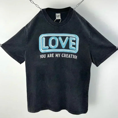 Crânio vermelho impressão de dedo buraco danificado saint tanque t das mulheres dos homens streetwear colete de grandes dimensões vintage washe preto sem mangas t camisa