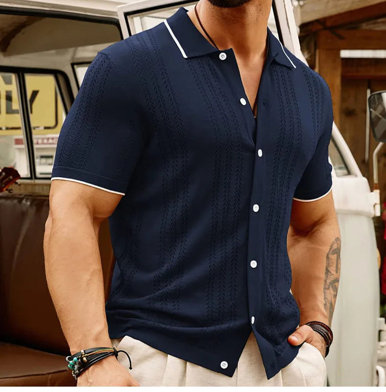 Conjunto de duas peças de seda gelo masculino manga curta, terno casual de negócios, roupa masculina, ginástica, alta qualidade, verão