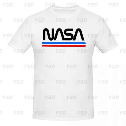Camiseta esportiva masculina Nasa Space, aconchegante, camiseta grande