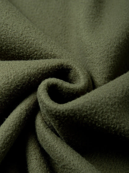 Jaqueta de lã masculina de caça de inverno casacos quentes polar ao ar livre jaqueta com capuz multi-bolso casual completo zip esporte caminhadas casaco S-XXXL