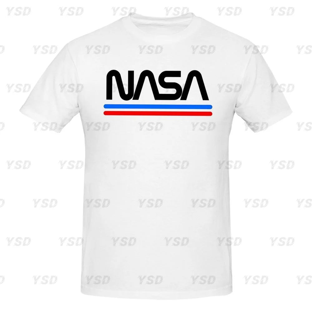 Camiseta esportiva masculina Nasa Space, aconchegante, camiseta grande