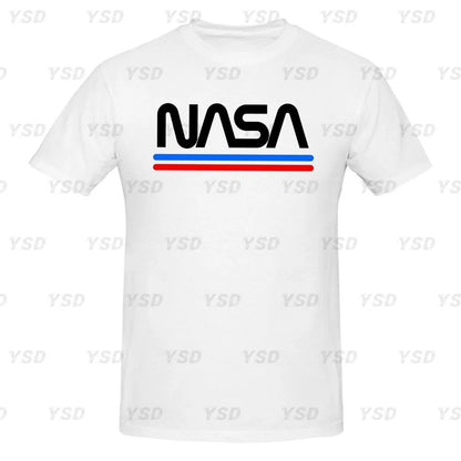 Camiseta esportiva masculina Nasa Space, aconchegante, camiseta grande