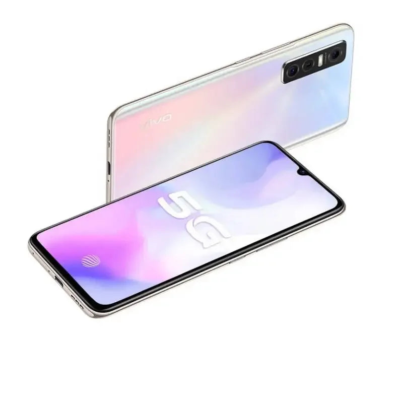 VIVO Y73S 5G 6,44in 2400x1080px Android CPU Dimensidade 720 4100mAh 48MP Câmeras usadas telefone