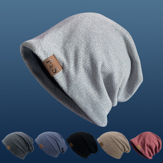 Unisex Beanie | Black, Lightweight, Fabric, Toggle Closure, Urban Style, Ideal for Spring/Fall/Winter